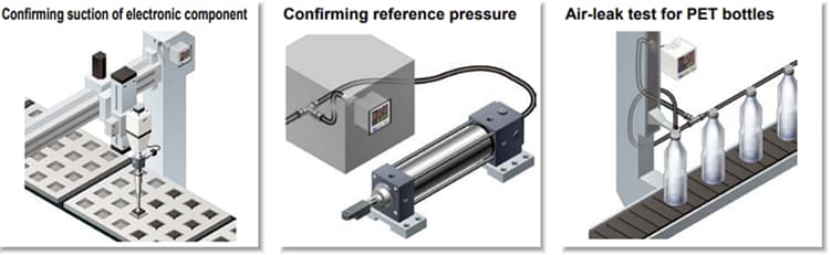 Panasonic Industrial Automation DP-100 Dual Display Digital Pressure Sensors